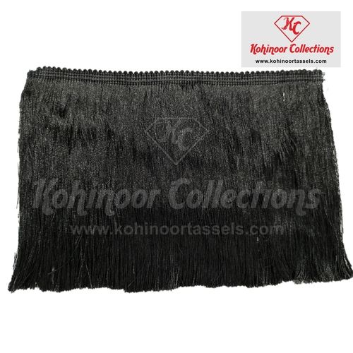 Trilobal Black Fringe Zalar Lace