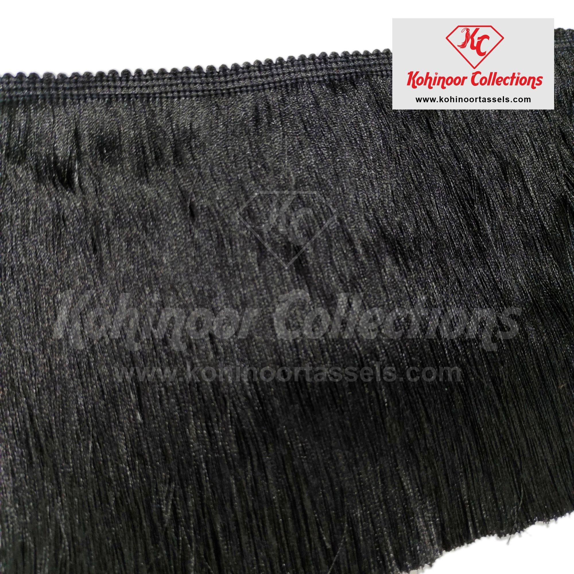 Trilobal Black Fringe Zalar Lace