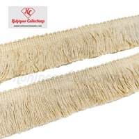 Cotton Natural Brush Fringe Lace