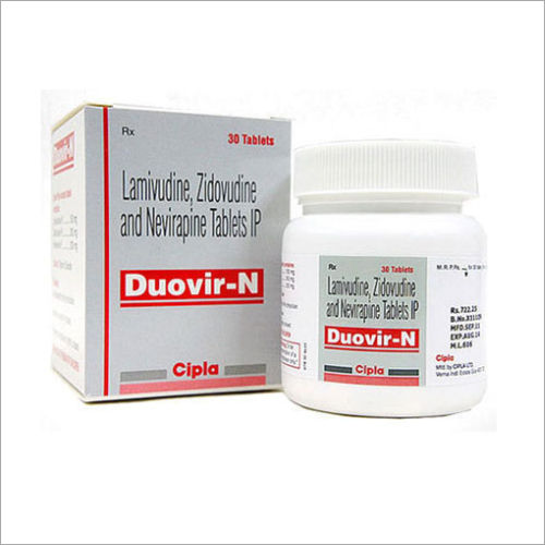 Duovir-N Lamivudine Zidovudine And Nevirapine Tablets Grade: Medicine