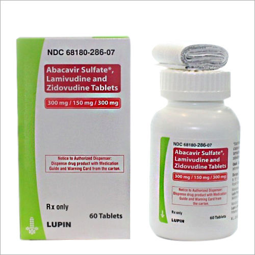 Lupin Abacavir 300mg 150mg 300mg Lamivudine And Zidovudine Tablets General Medicines