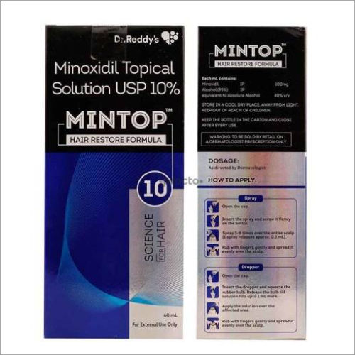 Hair Treatment Products Mintop 10 Minoxidill Topical Oil