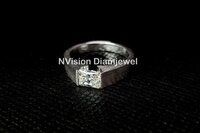GIA Certified Radiant Solitaire White Gold Engagement Diamond Ring
