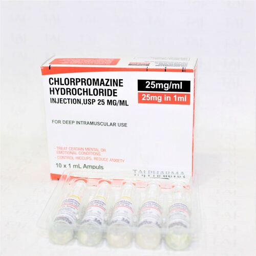 Chlorpromazine Hydrochloride Injection USP 25mg/ml