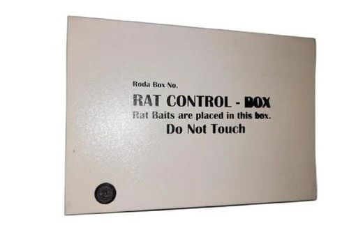 Gray Rodent Bait Station - Material: Iron