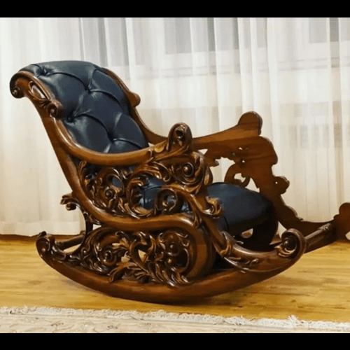 Rocking carving chair