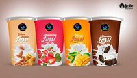 Disposable Plastic Glass With Lid - 200 Milliliter Capacity, Food Safe Pp/pc Material, Convenient Shape For Juices And Beverages