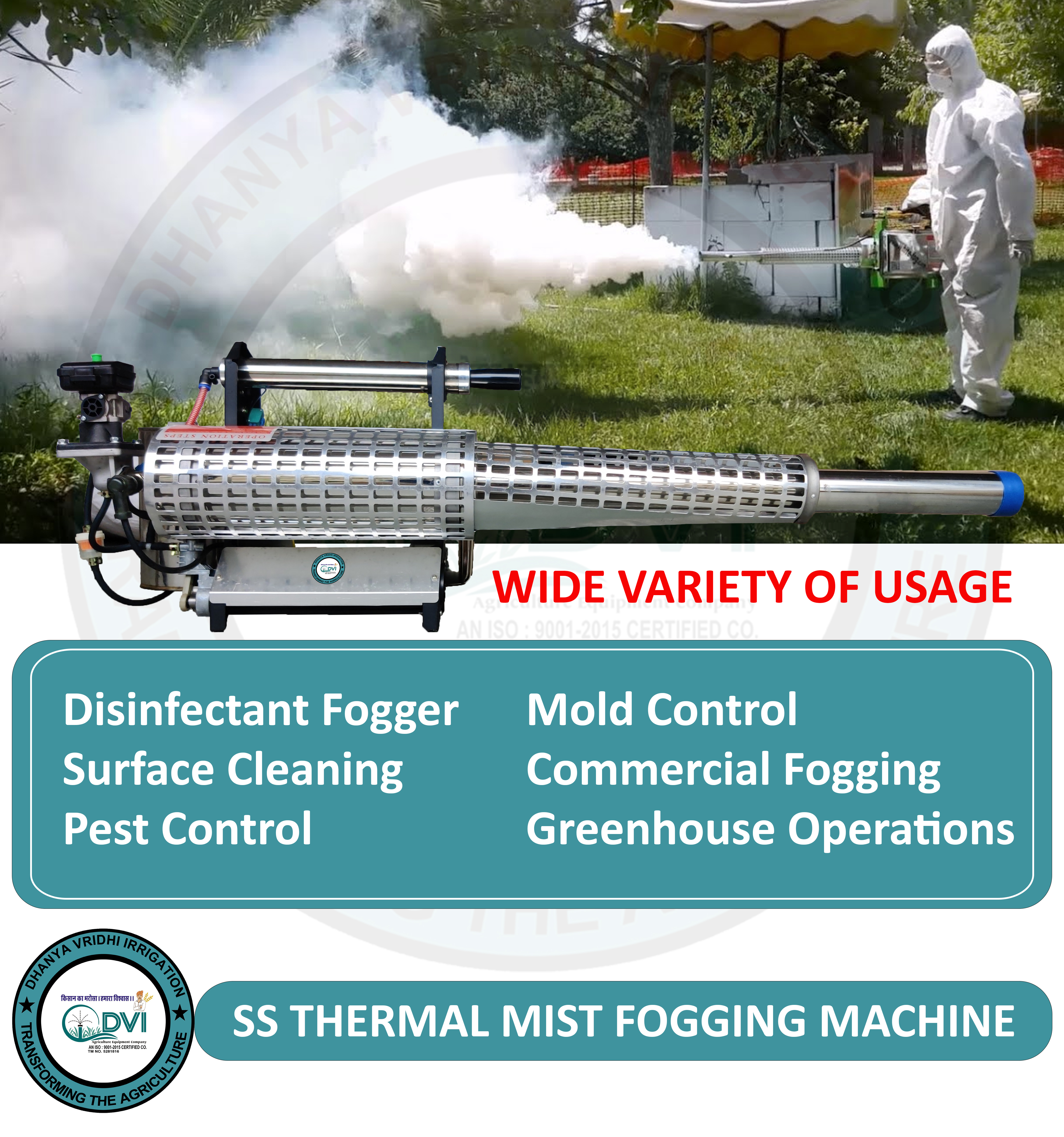 SS FOGGING MACHINE