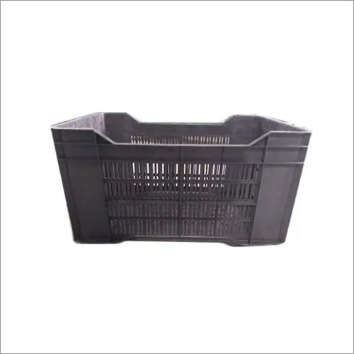 Grey Plastic Milk Crate