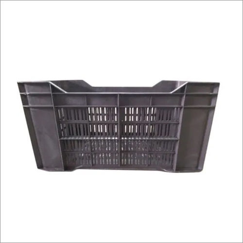 Grey Plastic Milk Crate