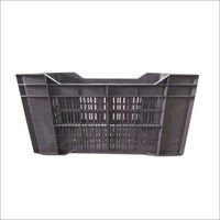 Grey Plastic Milk Crate