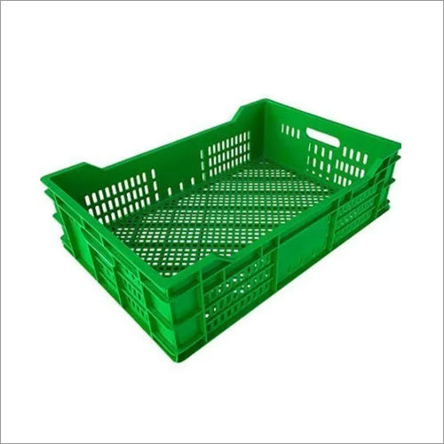 Green Fruit Plastic Crate