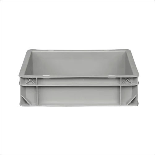 Grey Gray Plastic Vegetable Crate