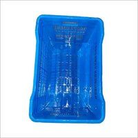 Blue Plastic Vegetable Crate