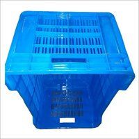 Blue Plastic Vegetable Crate