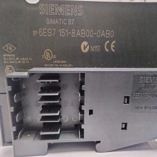 SIEMENS S7 ET-200S 6ES7 151-8AB00-0AB0 CPU INTERFACE MODULE