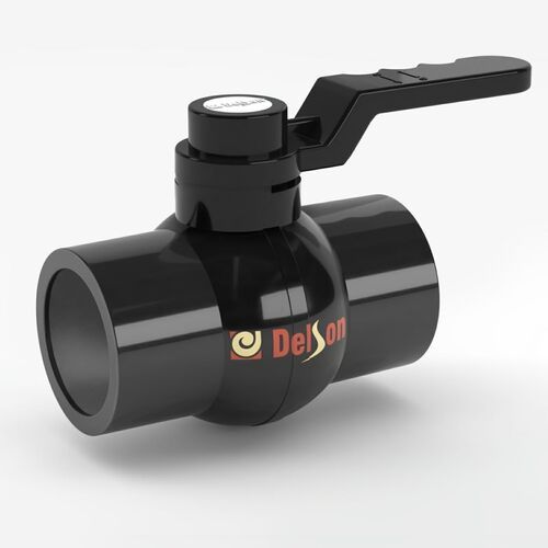 Delson pvc black ball valve