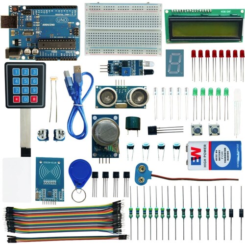 UNO R3 Board Starter Kit 30plus DIY Projects Video Tutorials By ROBOTICS EMBEDDED EDUCATION SERVICES PRIVATE LIMITED