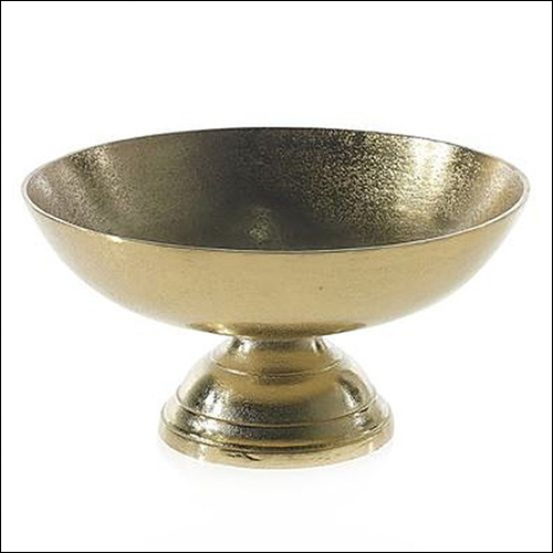 Aluminium Raw Gold Plating Bowl