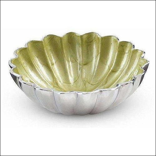 Aluminium Nickel and Enamel Bowl