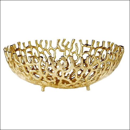 Aluminium Gold Plating Bowl