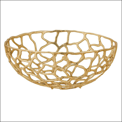 Aluminium Gold Plating Bowl