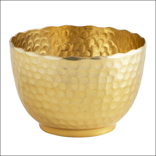 Aluminium Gold Plating Bowl
