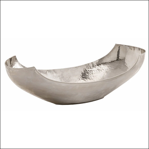 Aluminium Nickel Plating Boat Shape Bowl