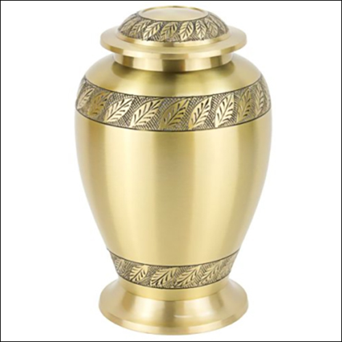 Gold Plated Aluminum Urns