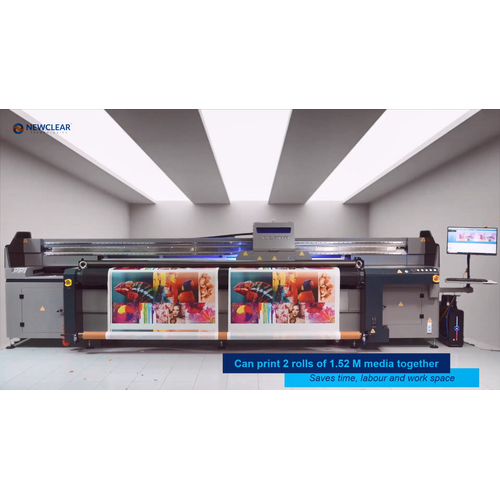 Automatic Allwin Uv 10 Feet Hybrid Printer (Hyb320Uv)