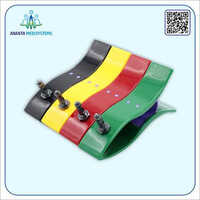Ecg Clamps - Plastic, 4-5 Inch Size | Multicolor, Ideal For Hospital Ecg Applications