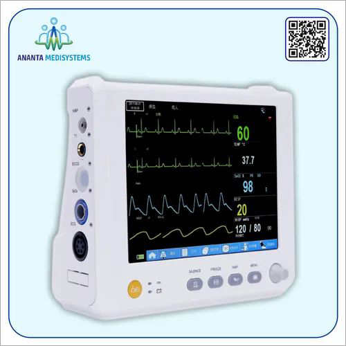 Yonker Patient Monitor - 1.4 kg Weight | Suitable for Adult, Pediatric, Neonatal Use in Clinic and Hospital Settings