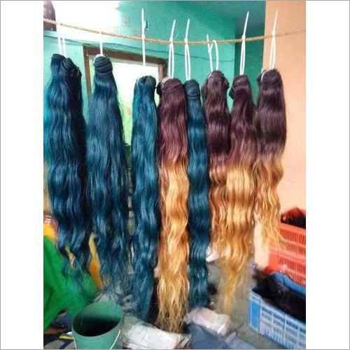 Multicolor Processed Colored Hair Used By Women