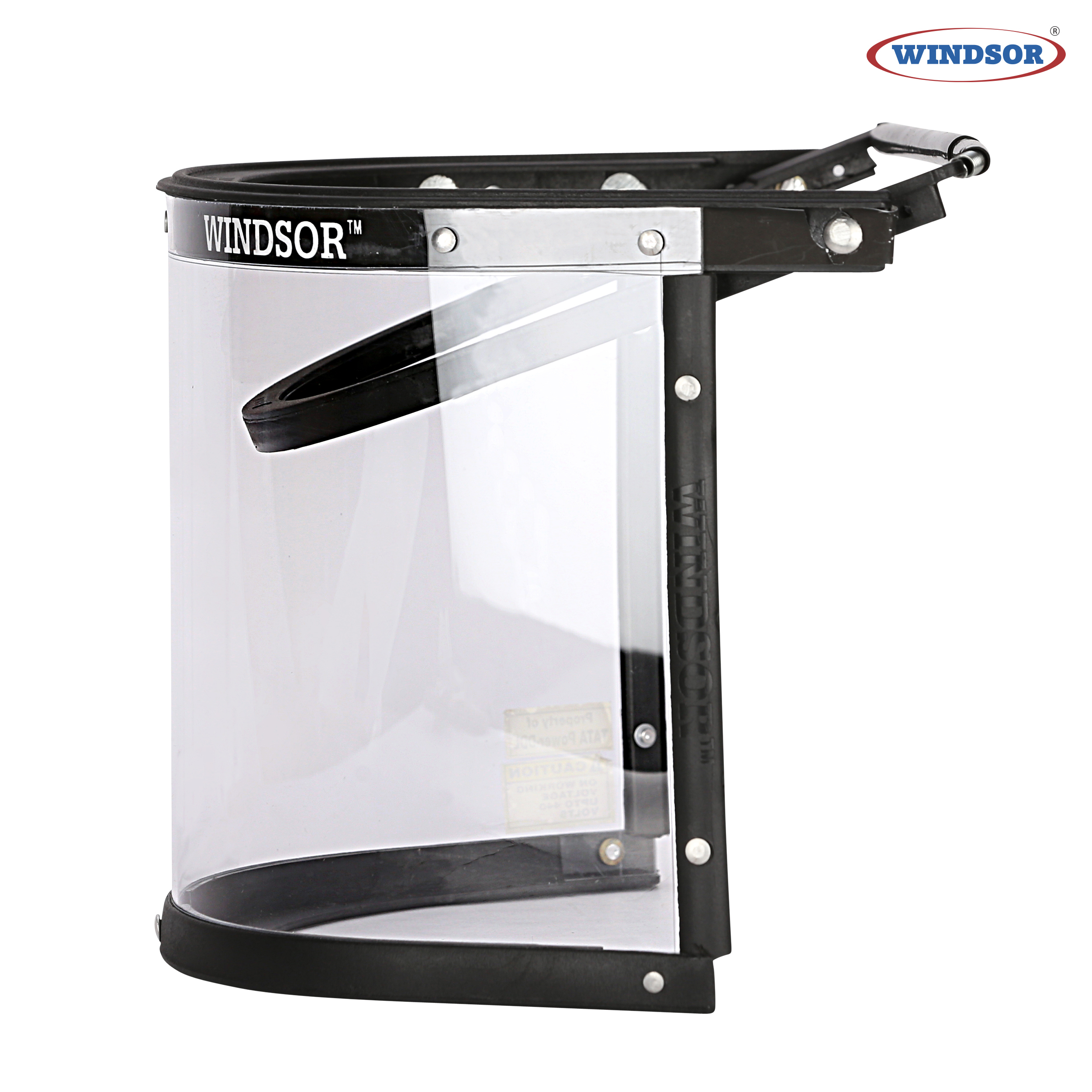 8 x 16 Inch Windsor PC Nylon Double Frame Spring Loaded Face Shields