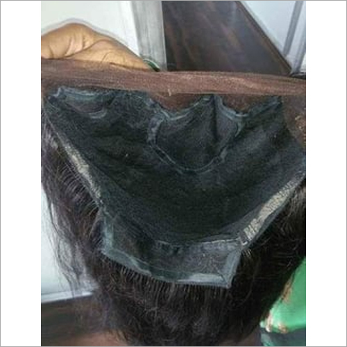 Black Half Lace Wig With High Density