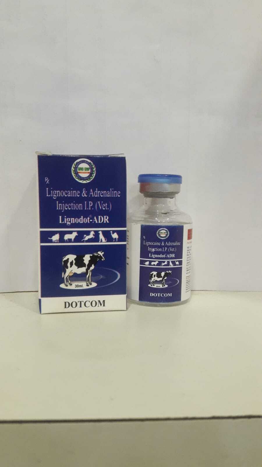 Lignocaine Hydrochloride Adrenaline Brand - LIGNODOT-ADR