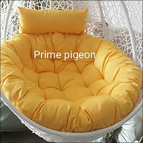 Swing Chair With Yellow Cushion