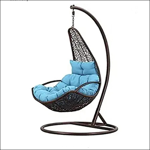 Sky Blue Colour Hanging Swing Chair Spoon