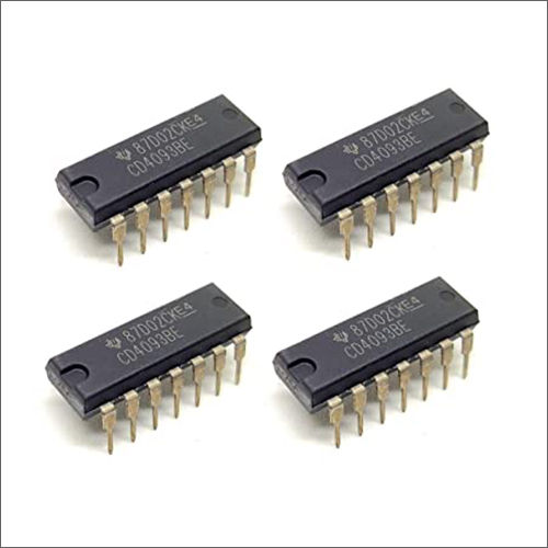 Black 4093 Dip Ic Integrated Circuit