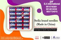 Stella brand needles made in china at better than best prices ever.   Vota a65.41 and vota and vo 105.41 needles from Stella Brand Made in China