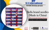 Stella brand needles made in china at better than best prices ever.   Vota a65.41 and vota and vo 105.41 needles from Stella Brand Made in China