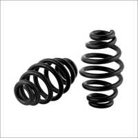 Industrial Barrel Springs - Stainless Steel, 58mm Wire Diameter, Polished Black Finish | Designed For Heavy-duty Industrial Applications