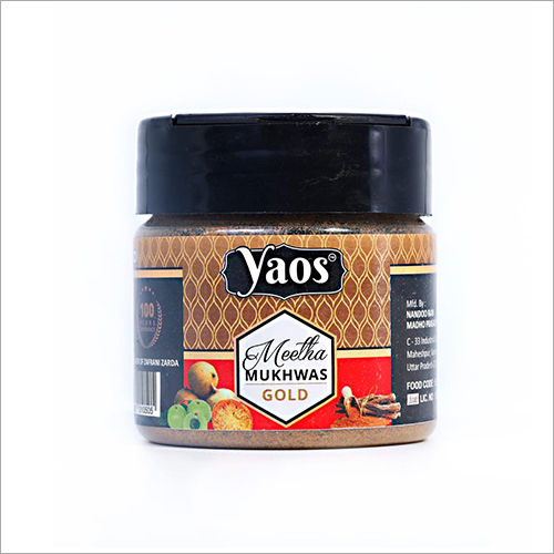 Yaos Meetha Mukhwas Gold Packaging: Bottle