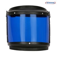 6 x 12 Inch Windsor Heat Resistance Face Shields With Elastic Cobalt Blue