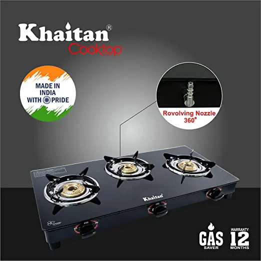 3 Burner Gas Stove.