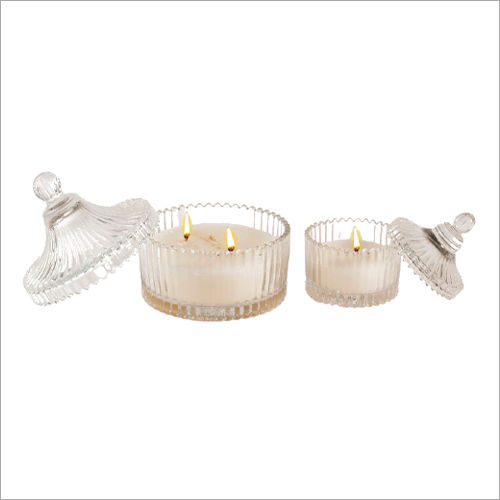 White 2 Candy  Jar Candle