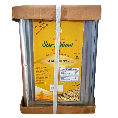 Refined Rice Bran Oil - 15 Ltr, First Class Quality, High Purity, Fractionated for Commercial Use, Rich in Nutrients and Antioxidants