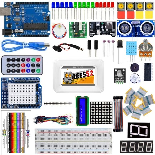 Super Starter Kit For Uno R3 Compatible With Arduino Ide