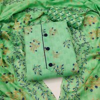 Women Heavy Cotton With Fancy Print Dresses...