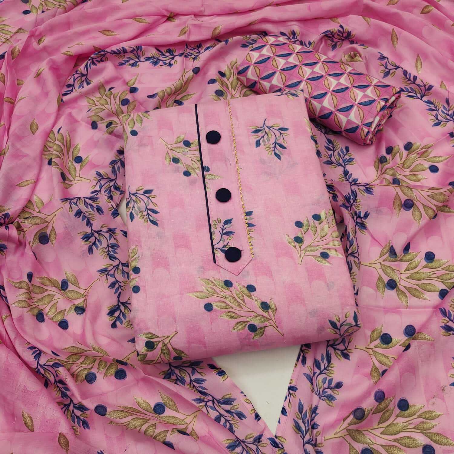 Women Heavy Cotton With Fancy Print Dresses...
